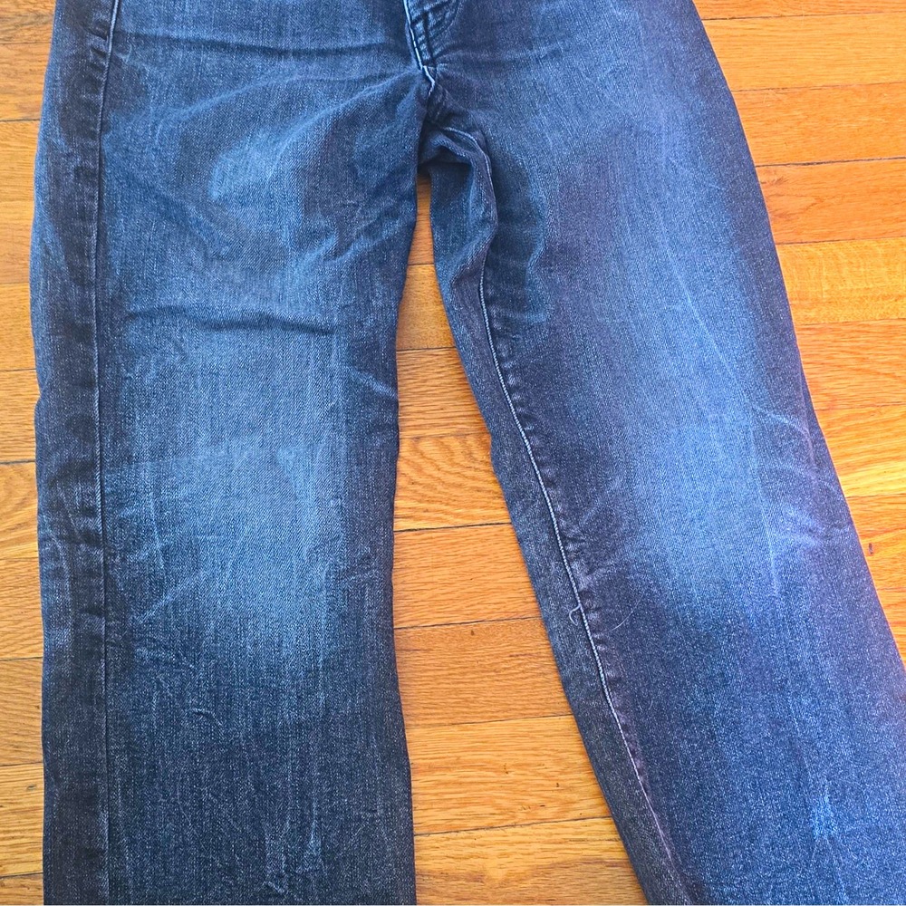 Lucky Brand Zoe High Rise Straight Women's Black Dark Wash Denim Jeans 29